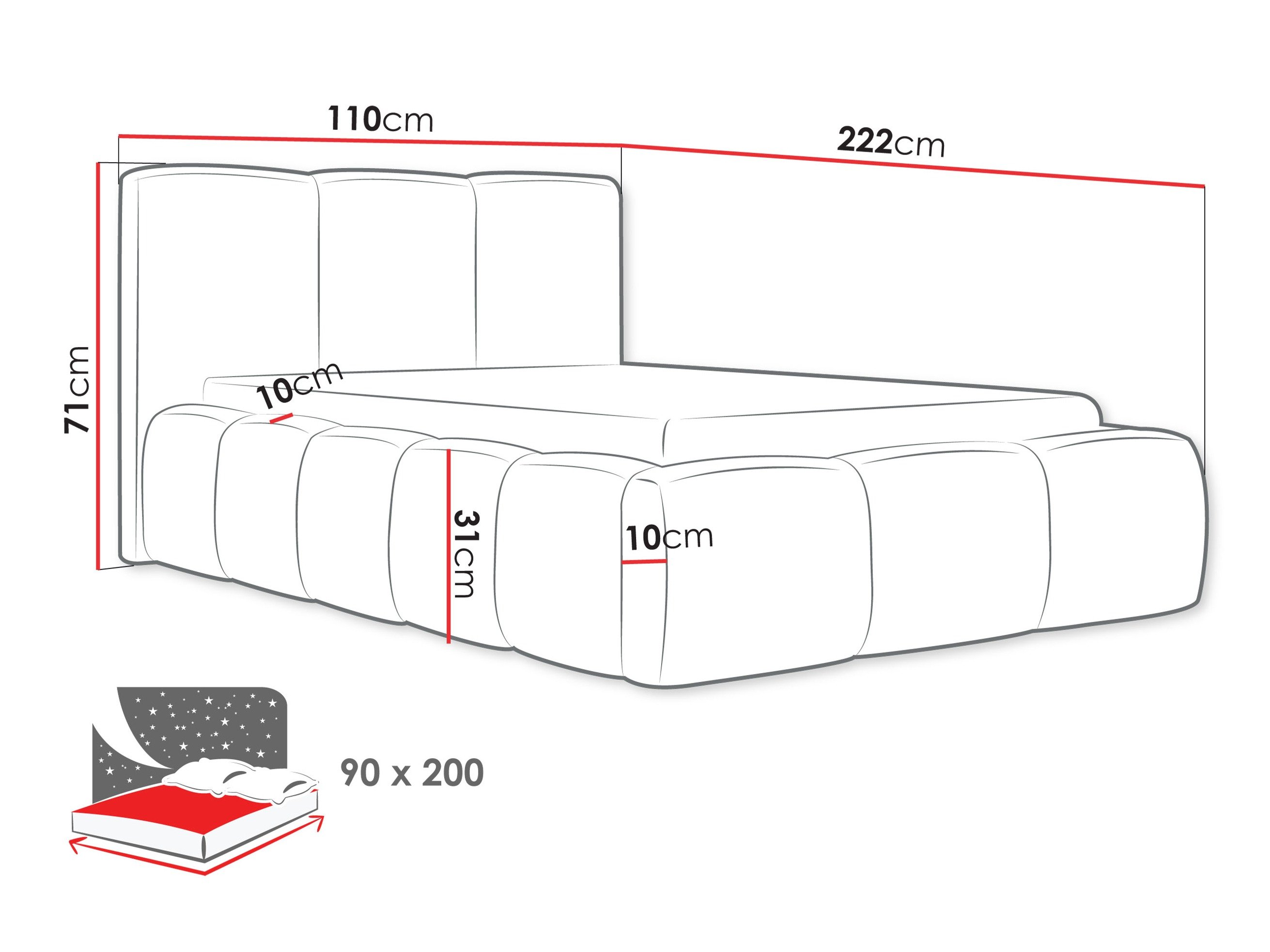 Lit TrendyNest Vulpora II (Abriamo 11)