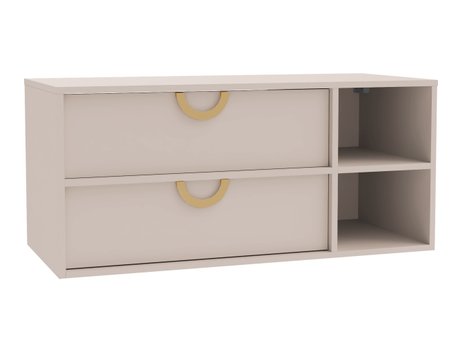 Armoire de salle de bains murale pour lavabo Sodalis (Cachemire)