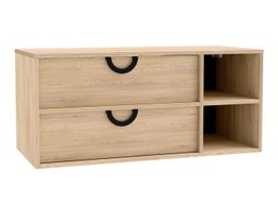 Armoire de salle de bains murale pour lavabo Sodalis (Chêne)