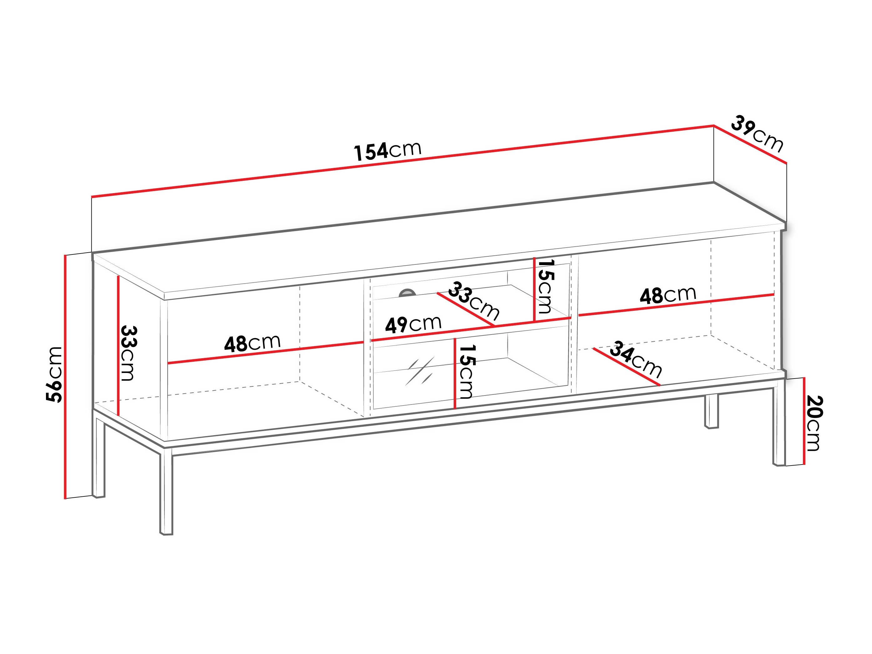 Meuble TV Manal (Cachemire)
