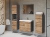 Ensemble de salle de bain Sarasota 108 (Matera gris + Châtaigne)