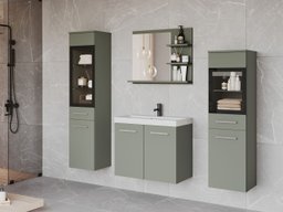 Ensemble de salle de bain Scientia IV (Vert poussiéreux)