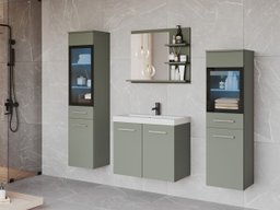 Ensemble de salle de bain Scientia IV (Vert poussiéreux)