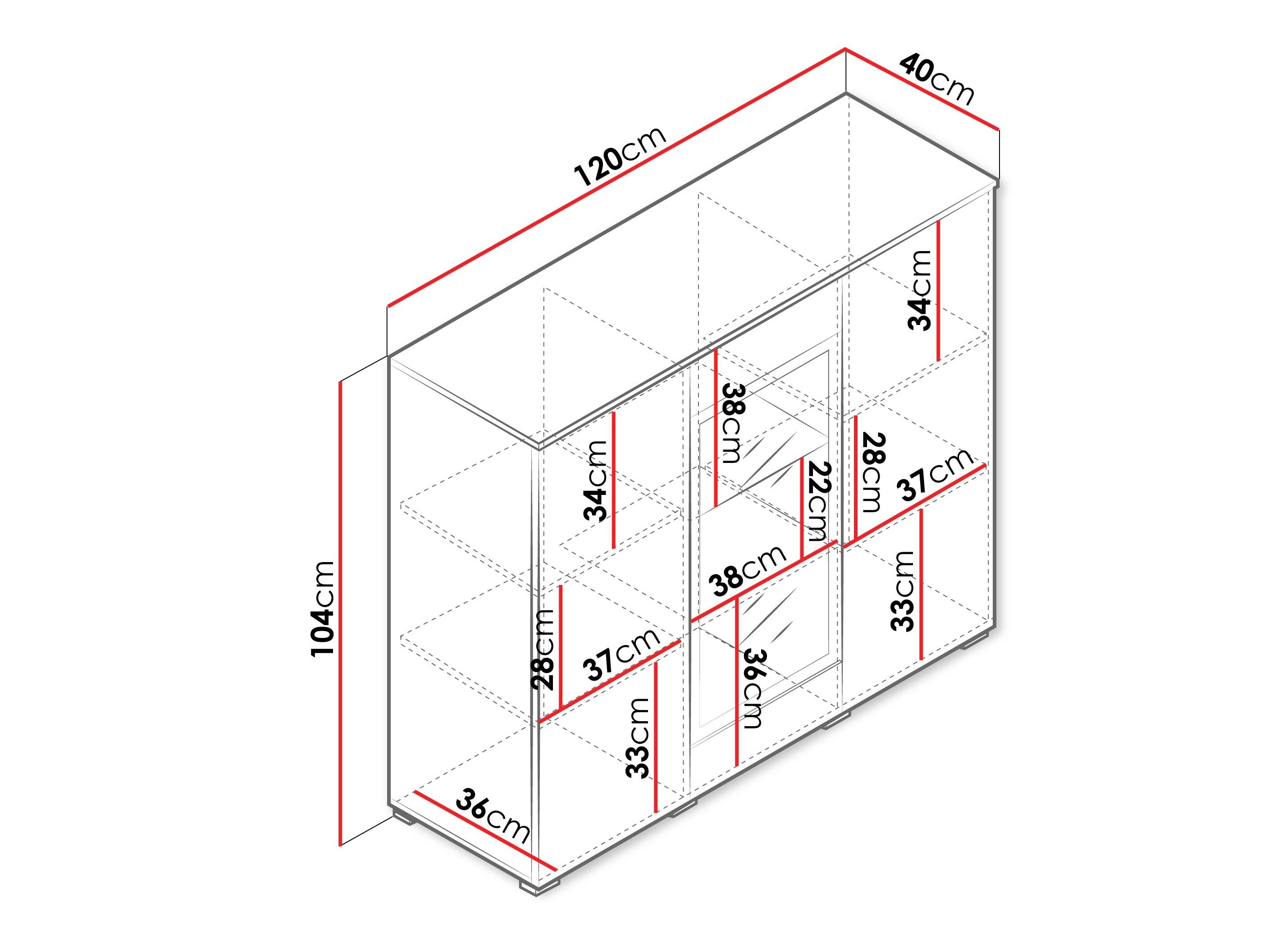 Buffet Sarasota 186 (Cachemire)