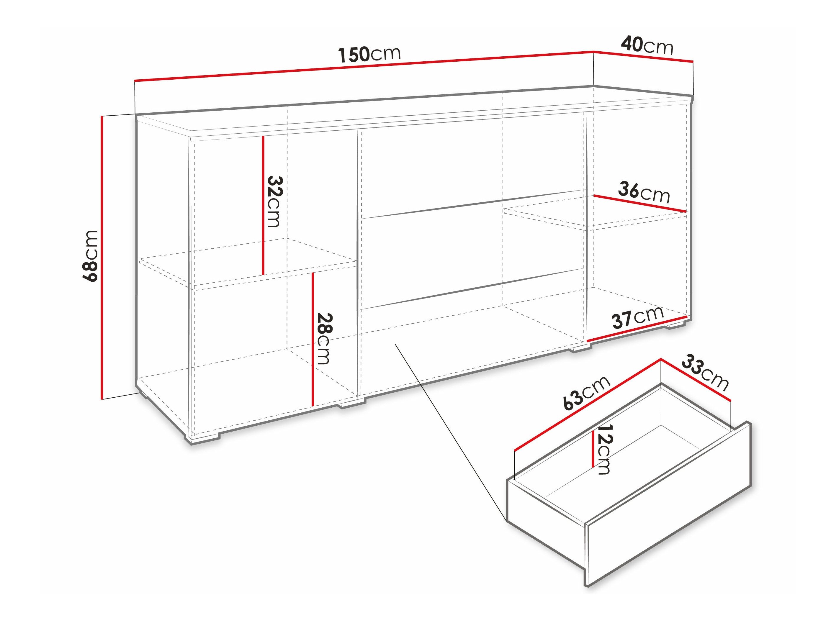Commode Mirfivo 102 (Graphite)