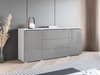 Commode Mirfivo 102 (Gris brillant)