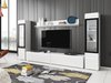Ensemble de salon Mirfivo 101 (Blanc + Blanc brillant)