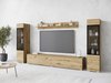 Ensemble de salon Mirfivo 101 (Chêne Artisan)