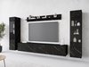 Ensemble de salon Mirfivo 101 (Marbre noir)