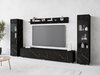 Ensemble de salon Mirfivo 101 (Marbre noir)