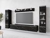 Ensemble de salon Mirfivo 101 (Marbre noir)