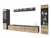 Ensemble de salon Mirfivo 101 (Matera gris + Châtaigne)