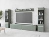 Ensemble de salon Mirfivo 101 (Vert poussiéreux)