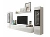 Ensemble de salon Mirfivo 101 (Blanc + Blanc brillant)