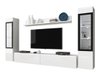 Ensemble de salon Mirfivo 101 (Blanc + Blanc brillant)