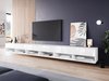 Meuble TV Sarasota 144 (Blanc + Blanc brillant)