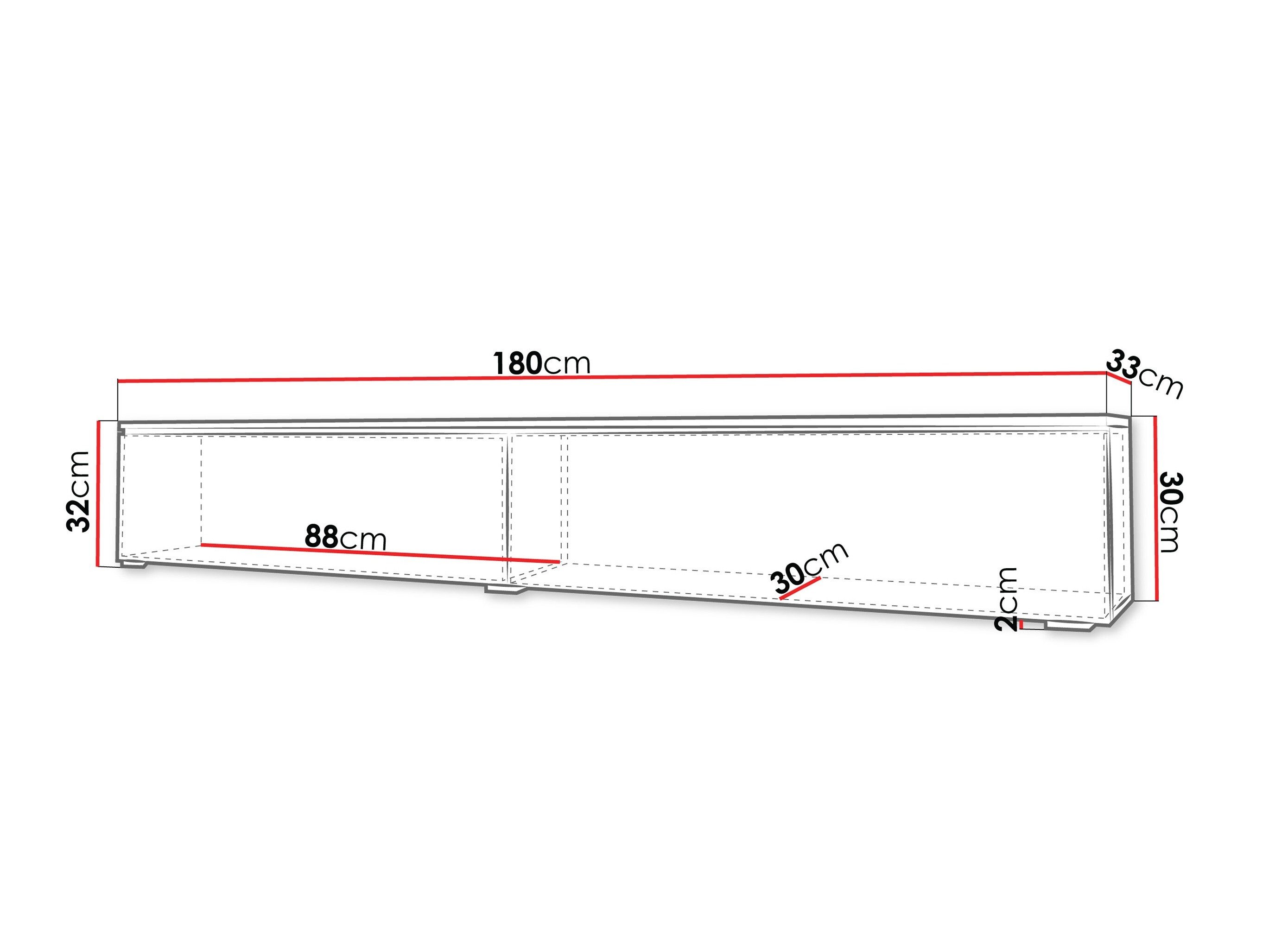 Meuble TV Scientia I (Vert poussiéreux)