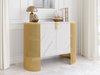 Buffet Evanola 115 (Doré + Marbre blanc)