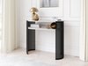 Console Civer (Noir + Marbre blanc)