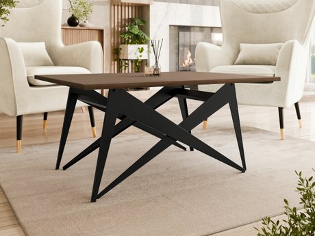 Table basse transformateur Oswego 150 (Noyer + Noir)