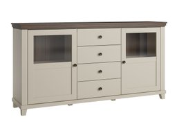 Commode Tolnue 103 (Beige clair + Chêne)
