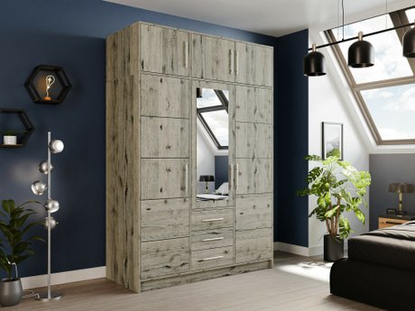 Armoire Dortivu 153 (Chêne wellington)