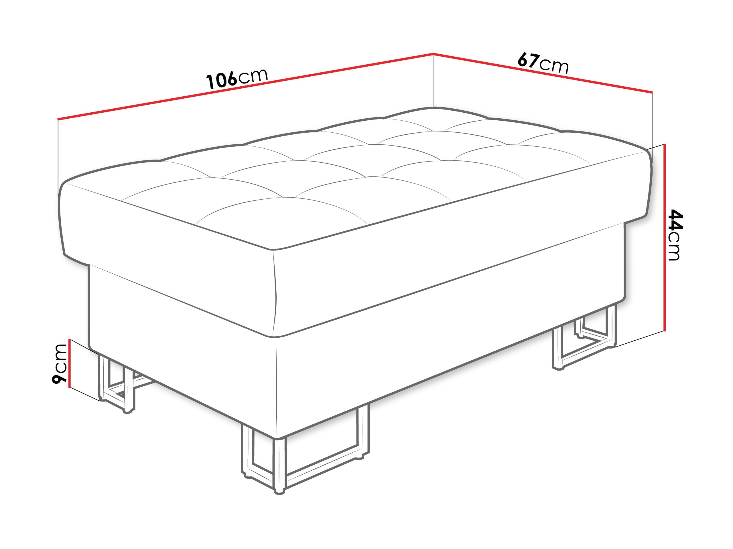 Banc rembourré Comfivo Anima (Maya 15)