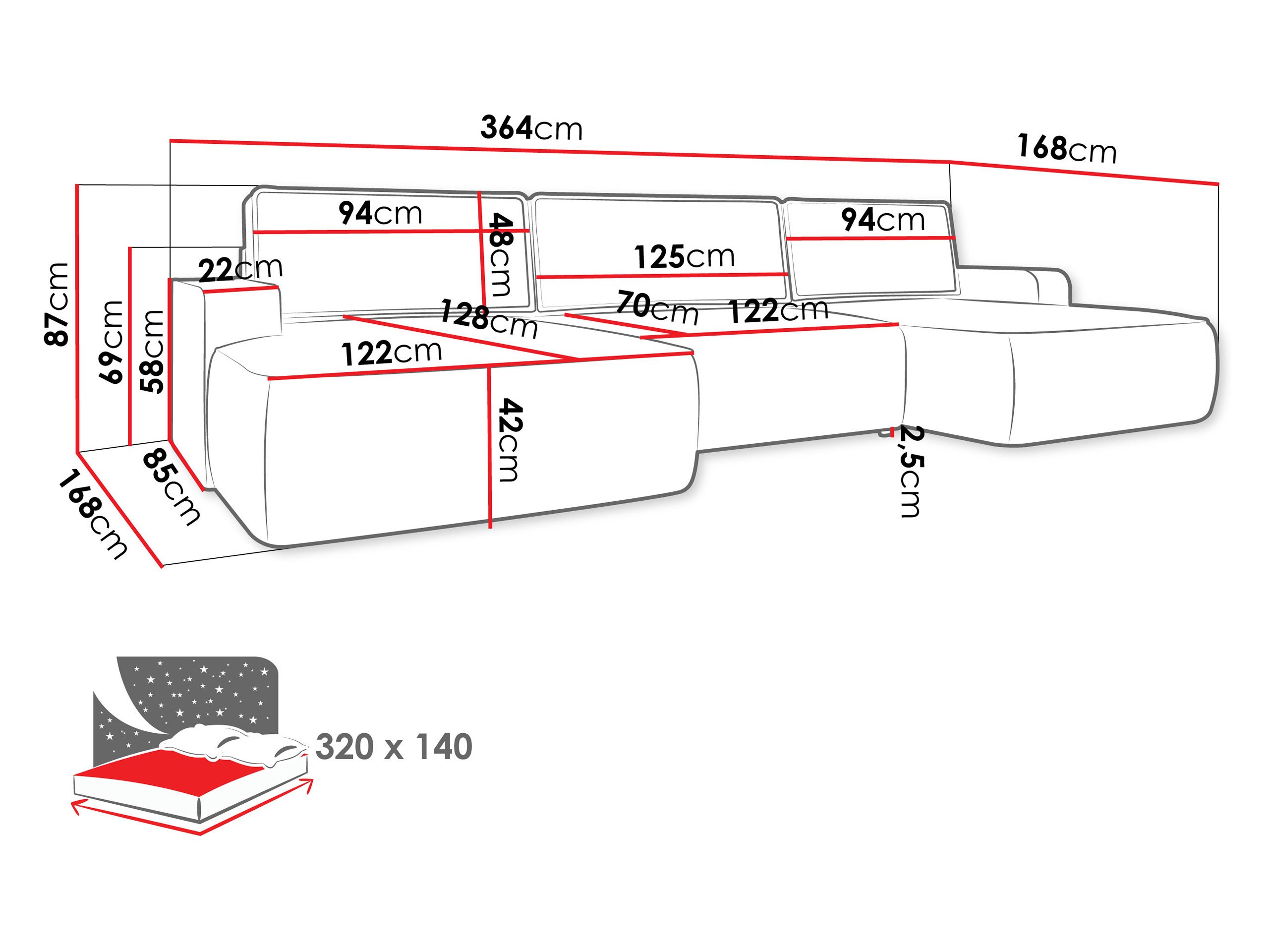 Canapé d'angle Bountiful 106 (Velo 623)