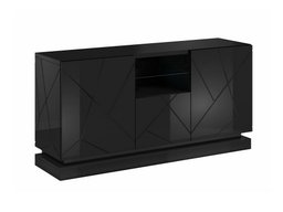 Buffet Charlotte 186 (Noir + Noir brillant)