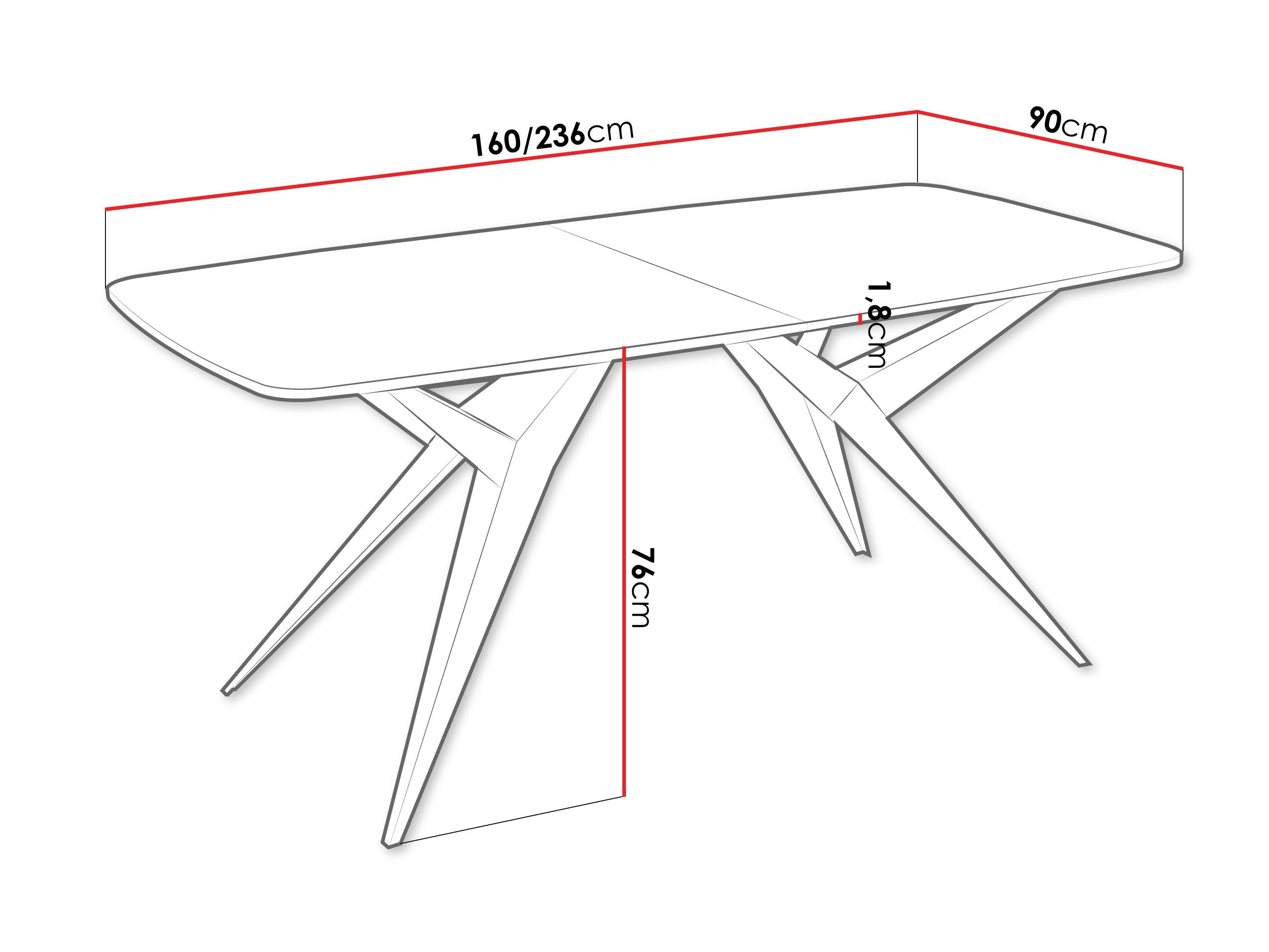 Table Oswego 152 (Chêne doré artisanal)