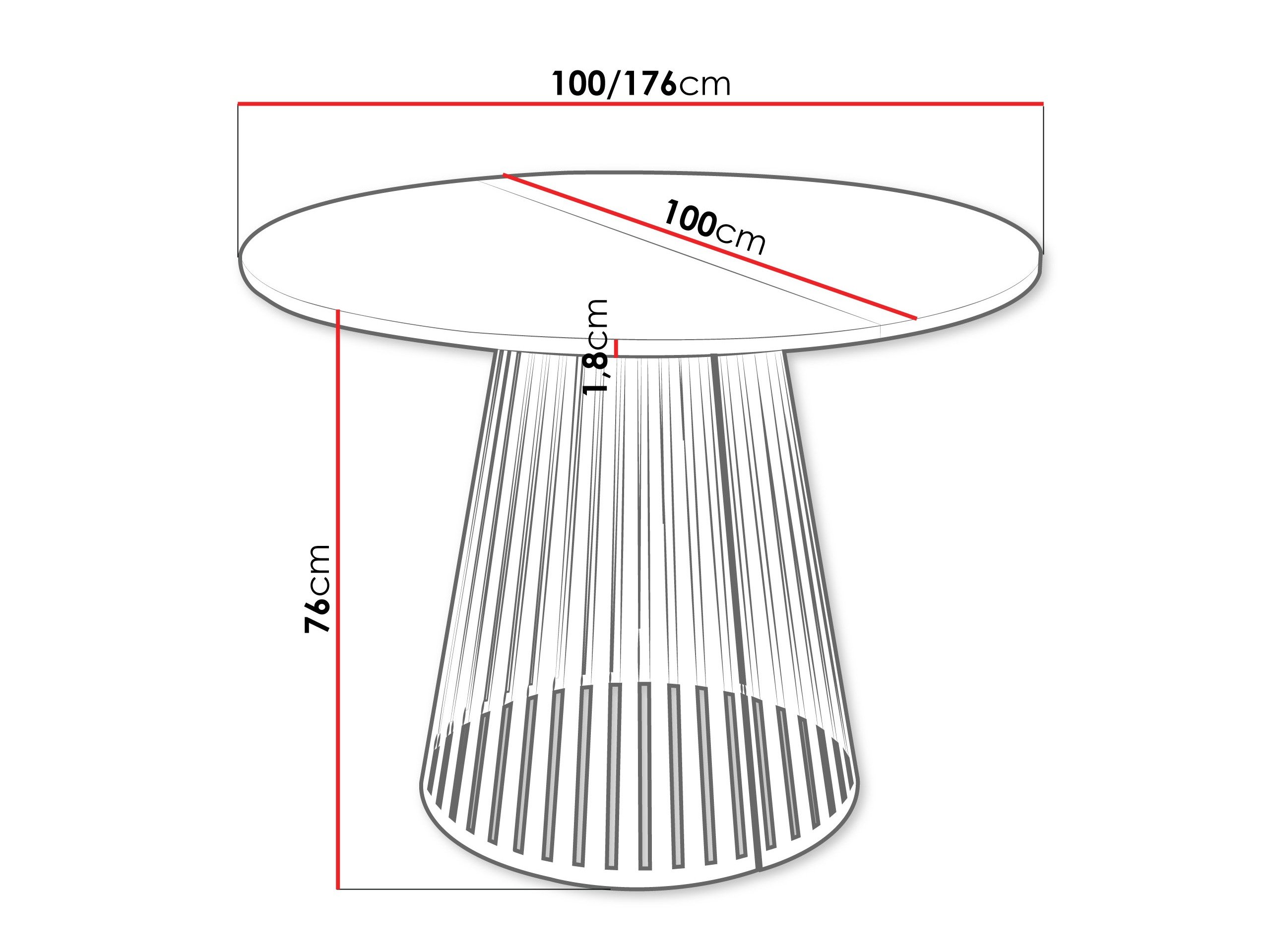 Table Prudentia (Blanc)