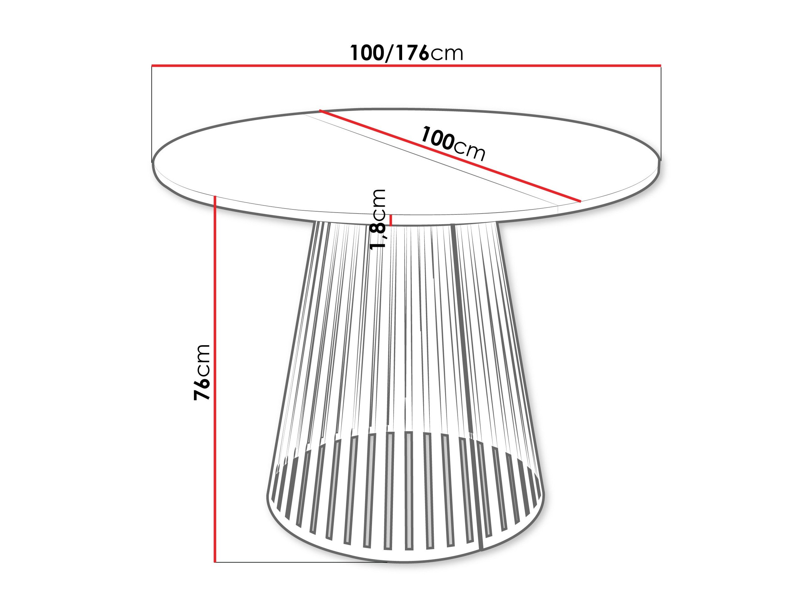 Table Prudentia (Chêne doré artisanal)