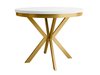 Table Oswego 155 (Blanc + Doré)