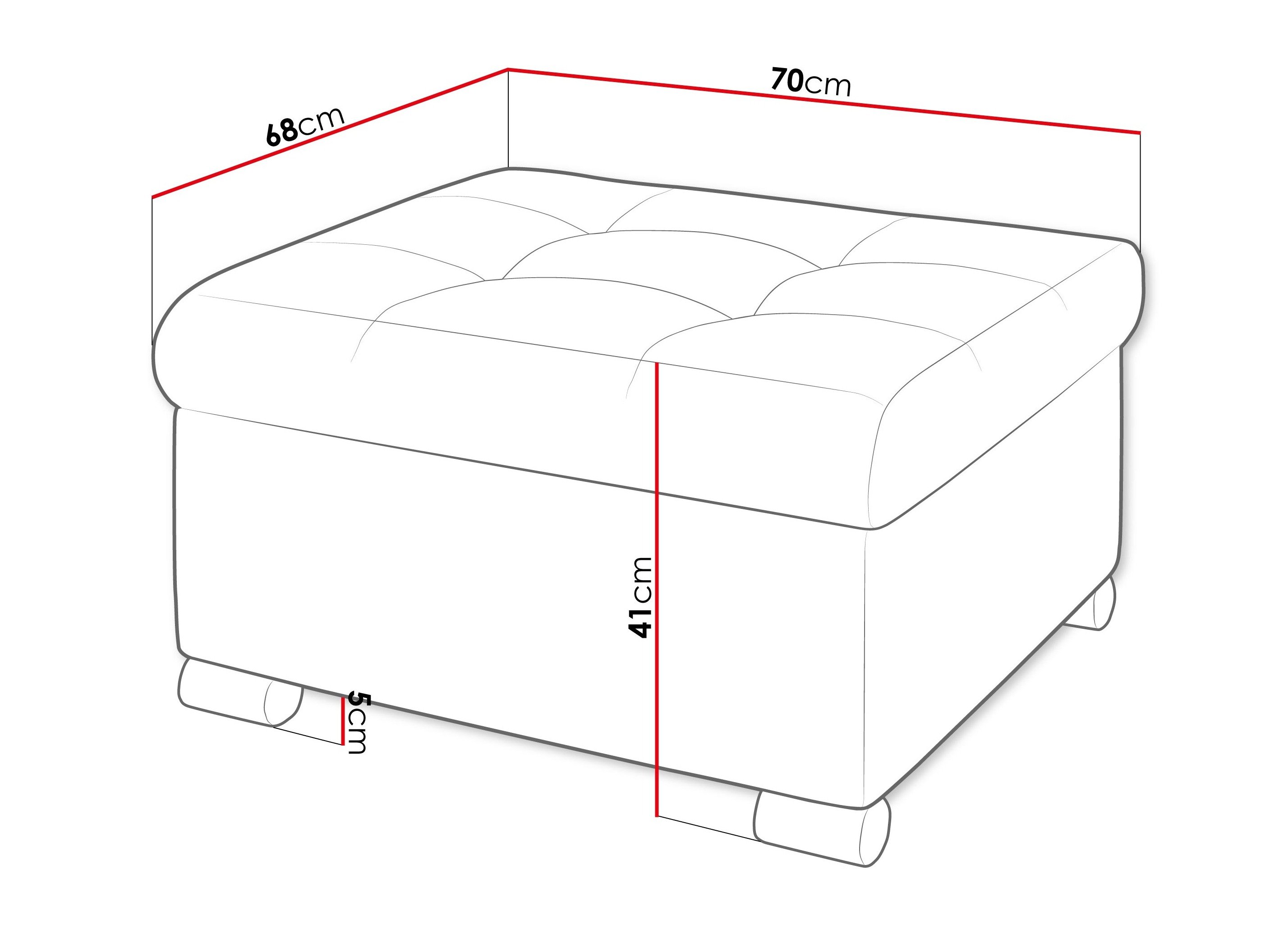 Pouf Comfivo Gemma (Corbett 21)