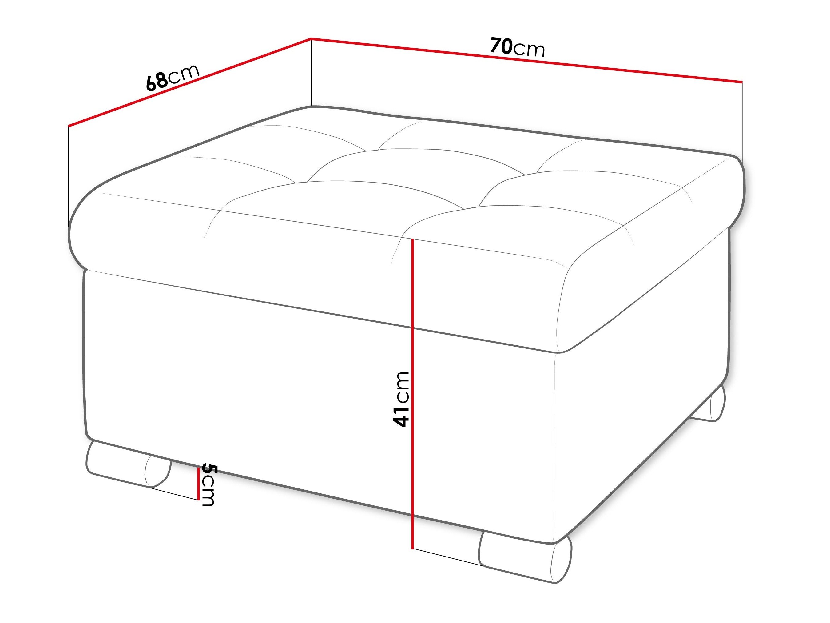 Pouf Comfivo Gemma (Piano 21)