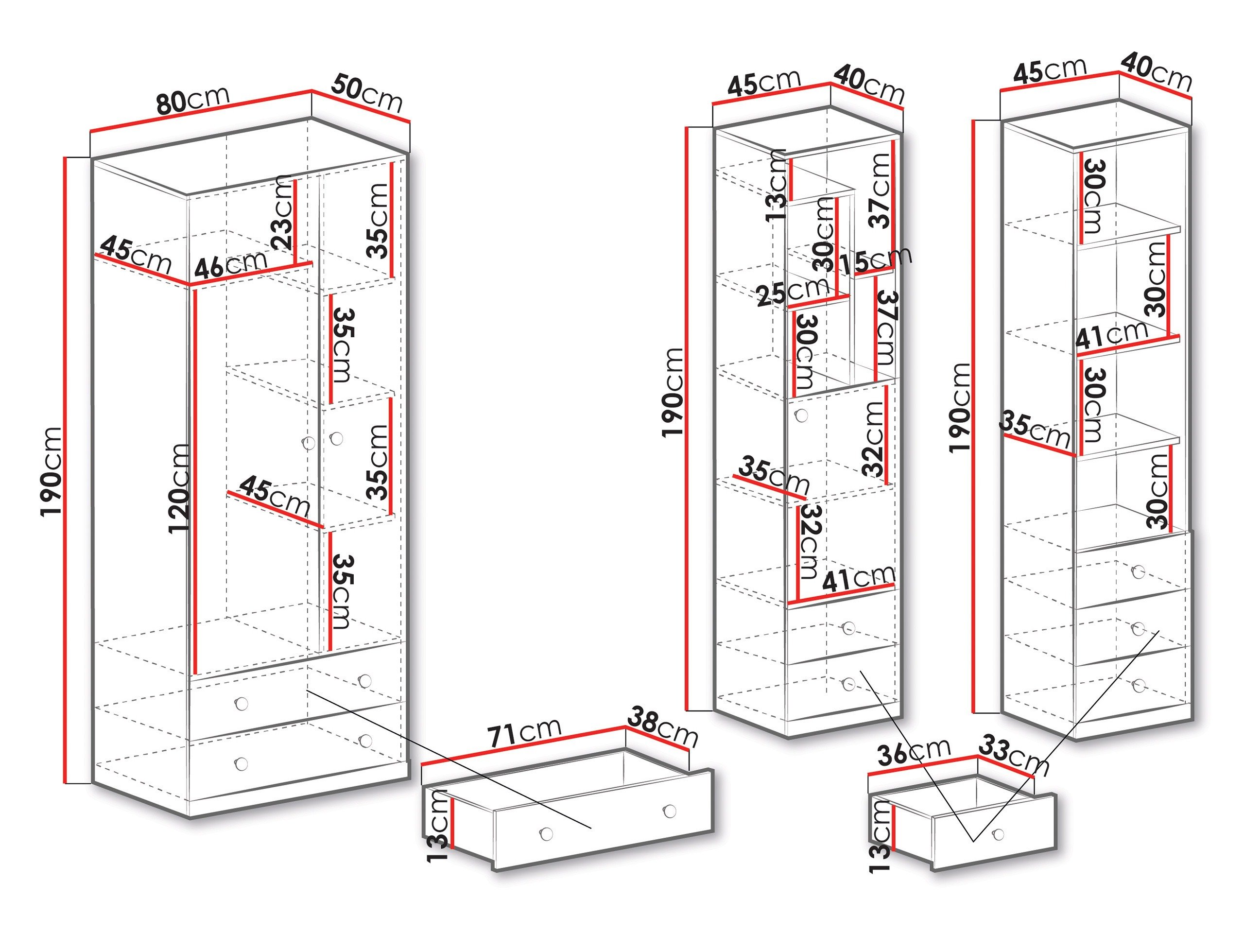 Ensemble de meubles Tesmonu 120