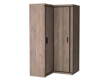 Armoire d'angle Lorelie 119 (Truffe chêne)