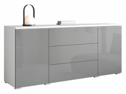 Commode Mirfivo 102 (Gris brillant)