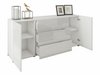 Commode Sarasota 191 (Blanc + Blanc brillant)