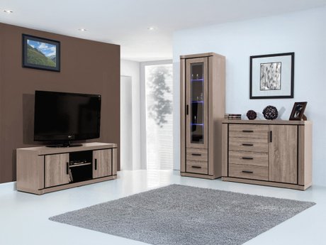 Ensemble de salon Lorelie 122 (Truffe chêne)