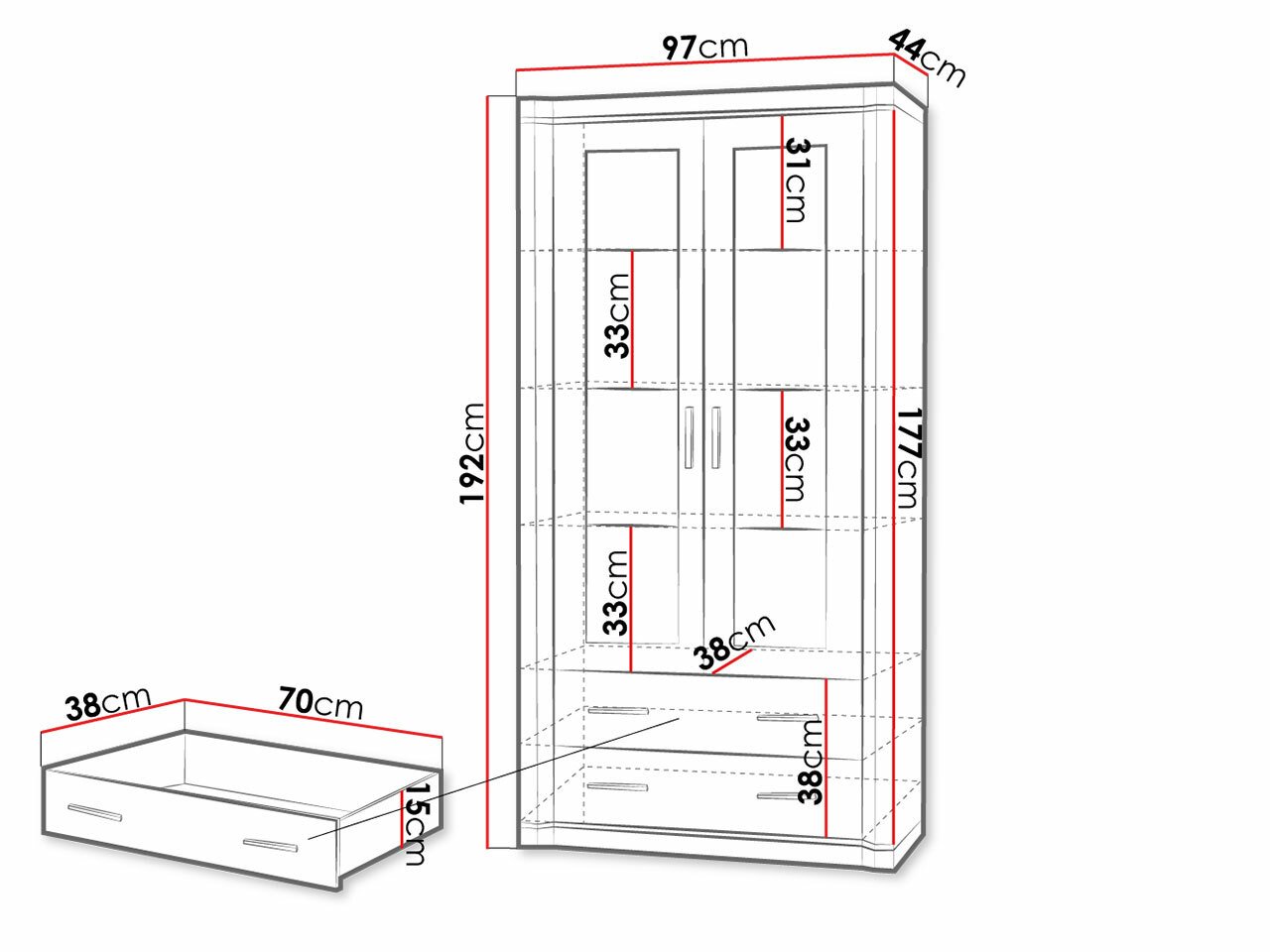 Étagère Lorelie 116 (Sonoma chêne)
