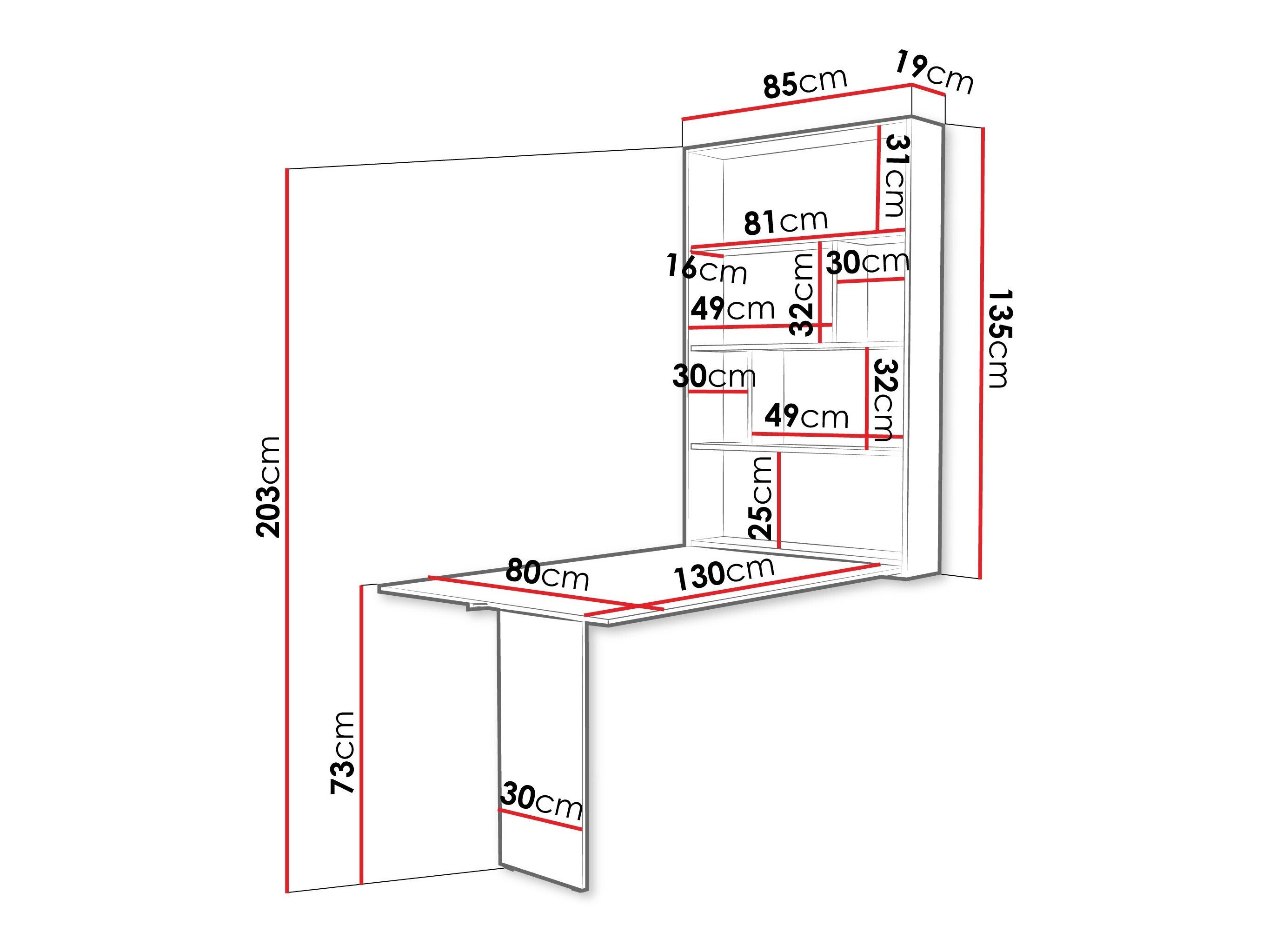 Table pliante Pinis III (Cachemire)