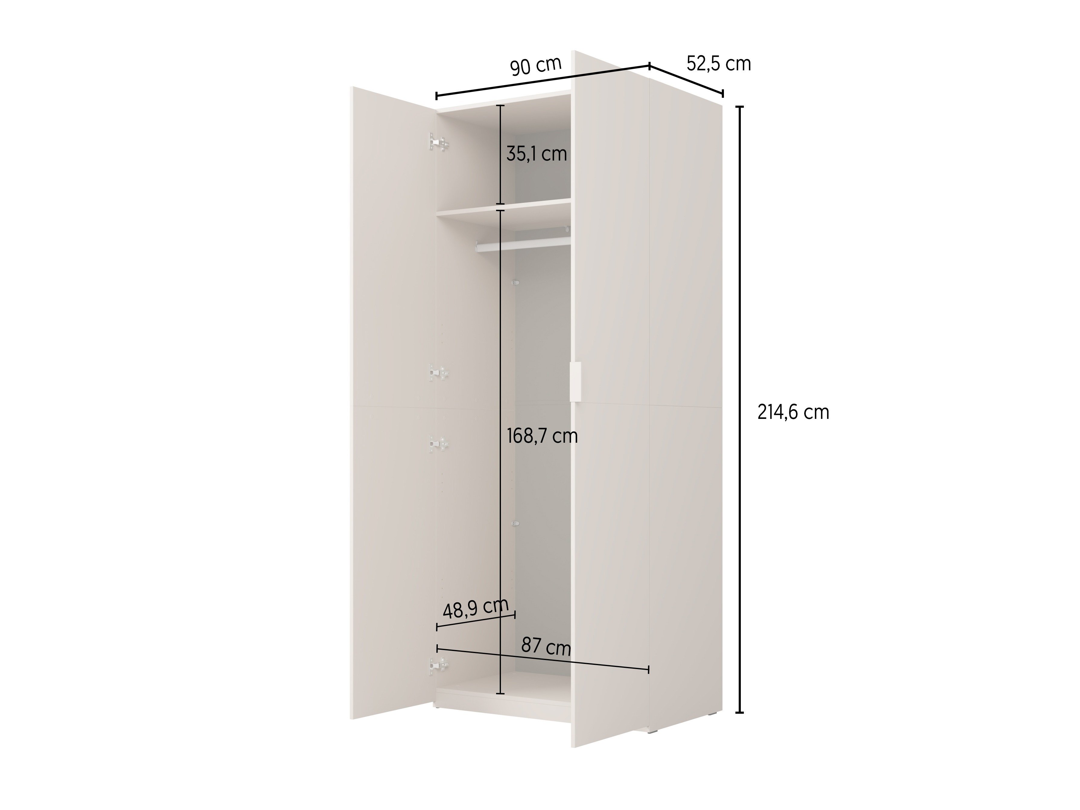 Armoire Austin 387 (Cachemire)