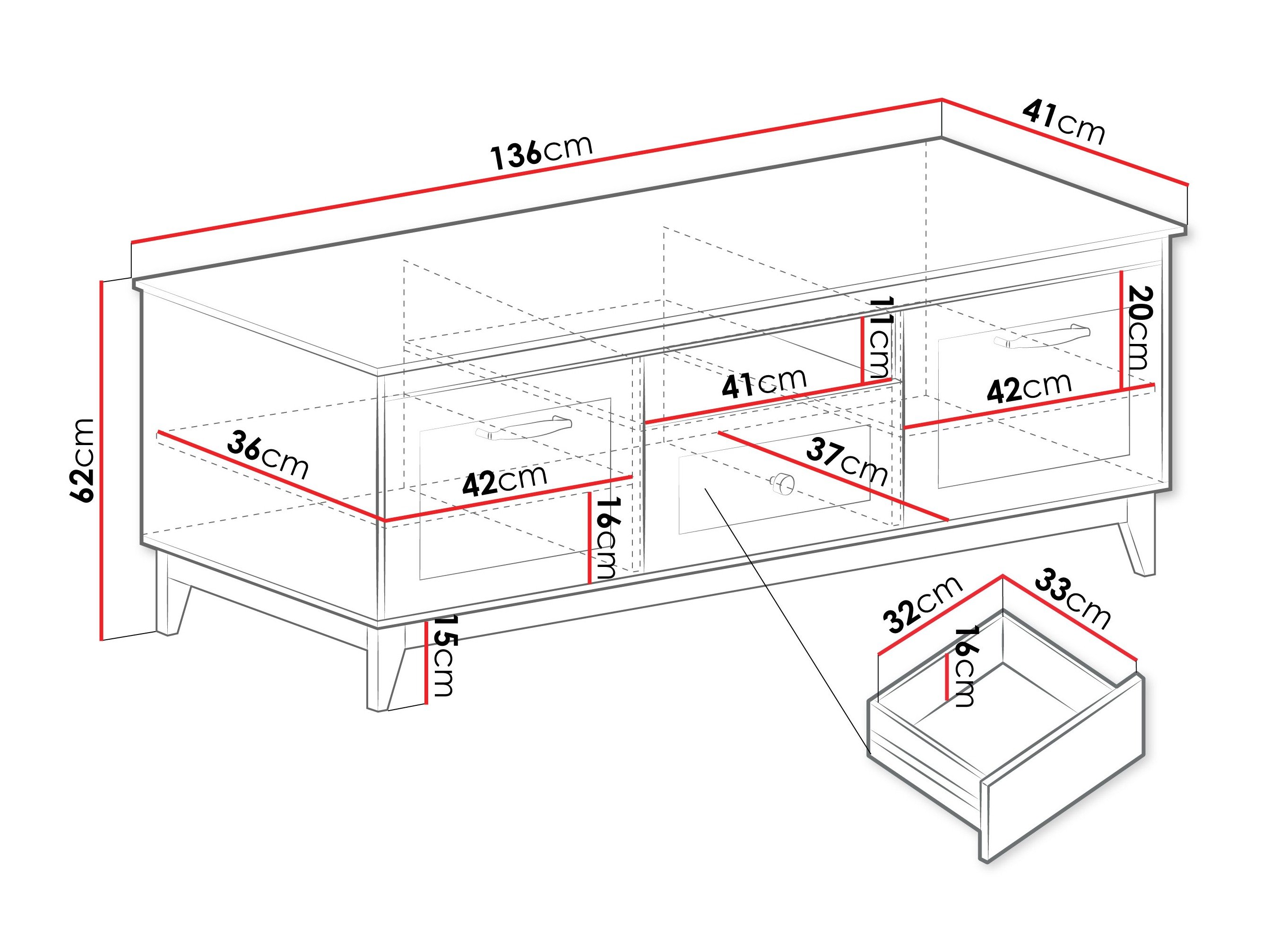 Meuble TV Sonfera 107