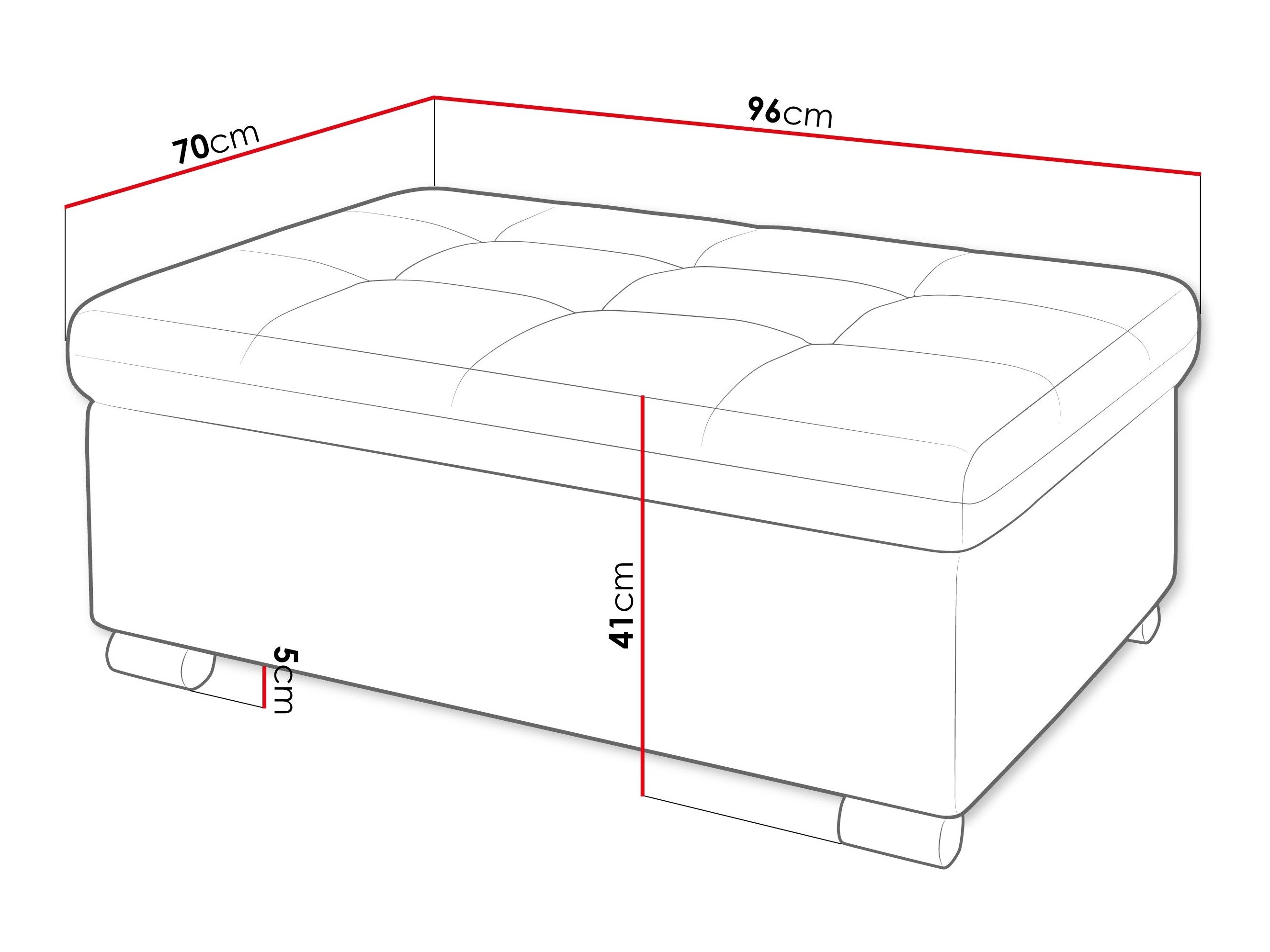 Banc rembourré Comfivo Gemma I (Nazar 225.02)