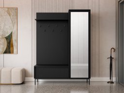 Meuble d'entrée Comfivo Delruva 112 (Noir)