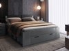 Lit Levruvu 106 (Chêne gris + Noir)