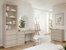 Ensemble de bureau à domicile Comfivo Papilio V (Beige)