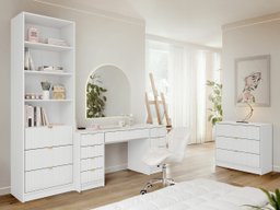 Ensemble de bureau à domicile Comfivo Papilio VI (Blanc)