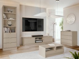 Ensemble de salon Comfivo Larmire 118 (Beige)